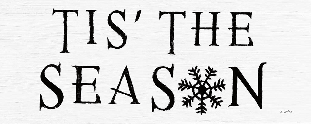 Reproduction of Christmas Affinity IV BW by James Wiens - Wall Decor Art