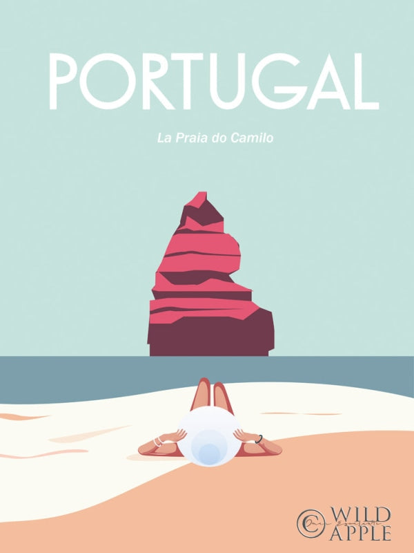 Reproduction of Portugal by Omar Escalante - Wall Decor Art