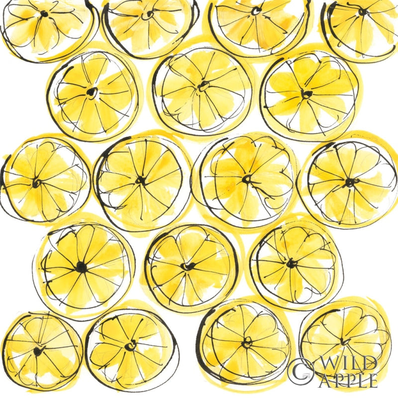 Reproduction of Cut Lemons IV by Chris Paschke - Wall Decor Art