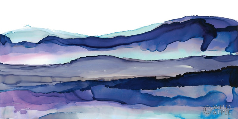 Reproduction of Coastal Ink I Blue Crop by Chris Paschke - Wall Decor Art