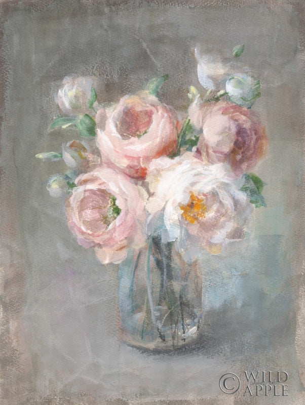 Reproduction of Pale Summer Blooms II by Danhui Nai - Wall Decor Art