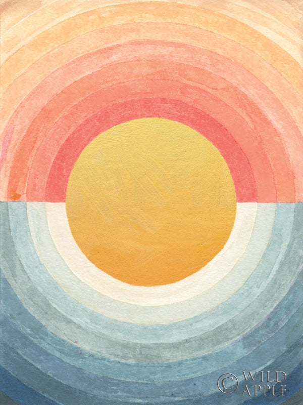 Reproduction of Retro Vibes Abstract by Danhui Nai - Wall Decor Art