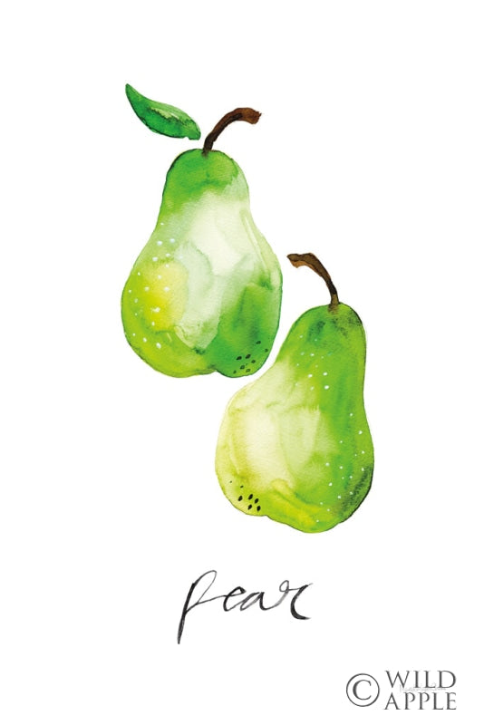 Reproduction of Pears by Mercedes Lopez Charro - Wall Decor Art