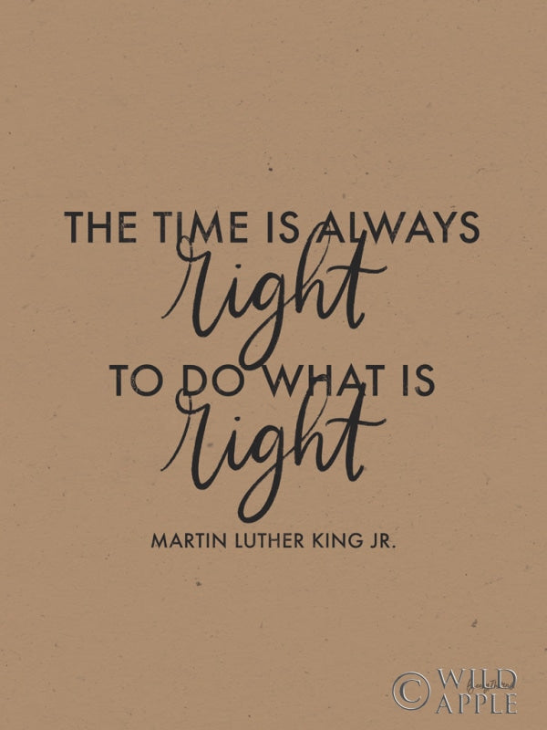 Reproduction of Words of Wisdom IV Brown Crop by Becky Thorns - Wall Decor Art