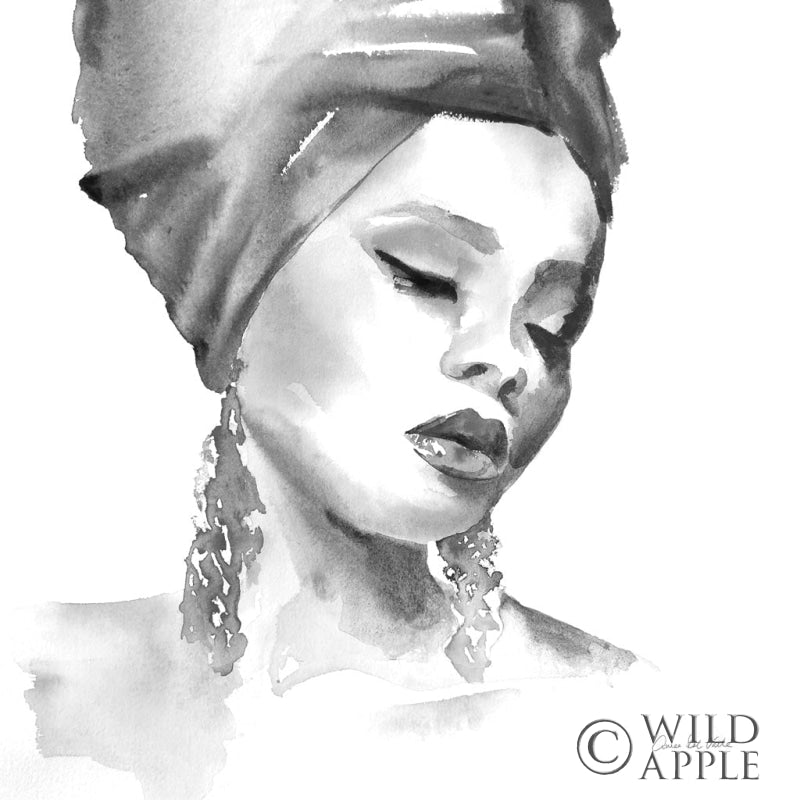 Reproduction of Woman II BW Crop by Aimee Del Valle - Wall Decor Art