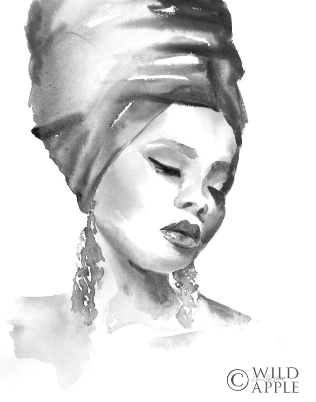 Reproduction of Woman II BW by Aimee Del Valle - Wall Decor Art