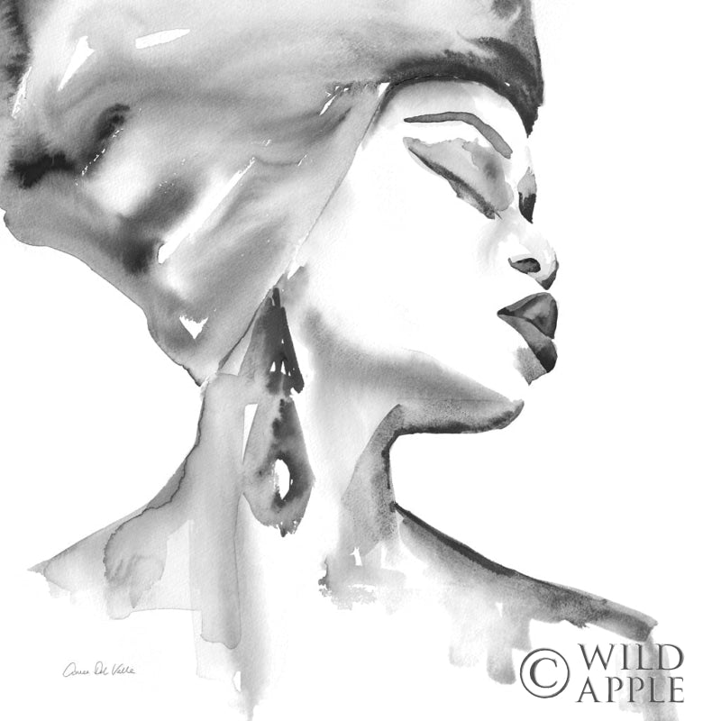 Reproduction of Woman III BW Crop by Aimee Del Valle - Wall Decor Art