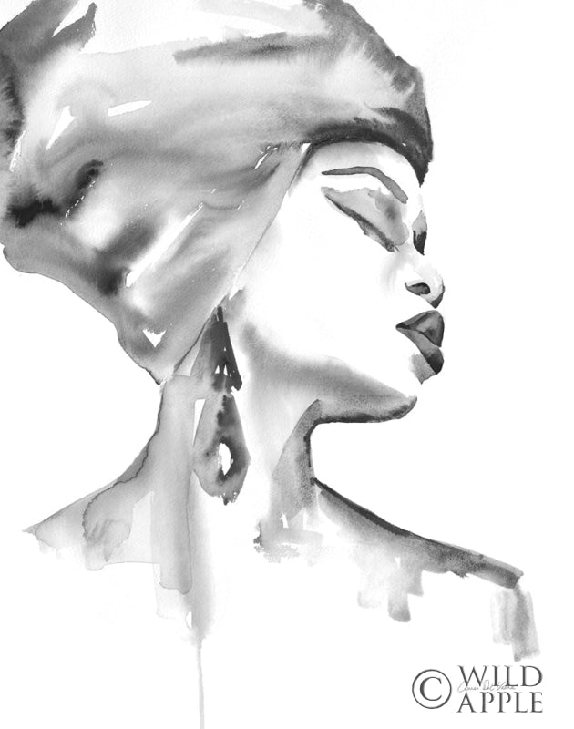 Reproduction of Woman III BW by Aimee Del Valle - Wall Decor Art
