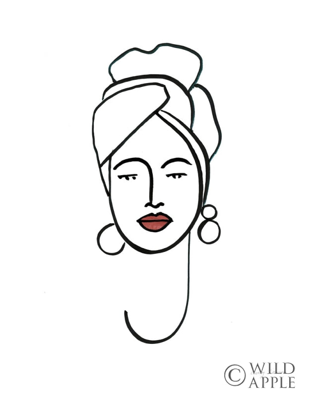 Reproduction of Beauty II Coral Lips by Avery Tillmon - Wall Decor Art