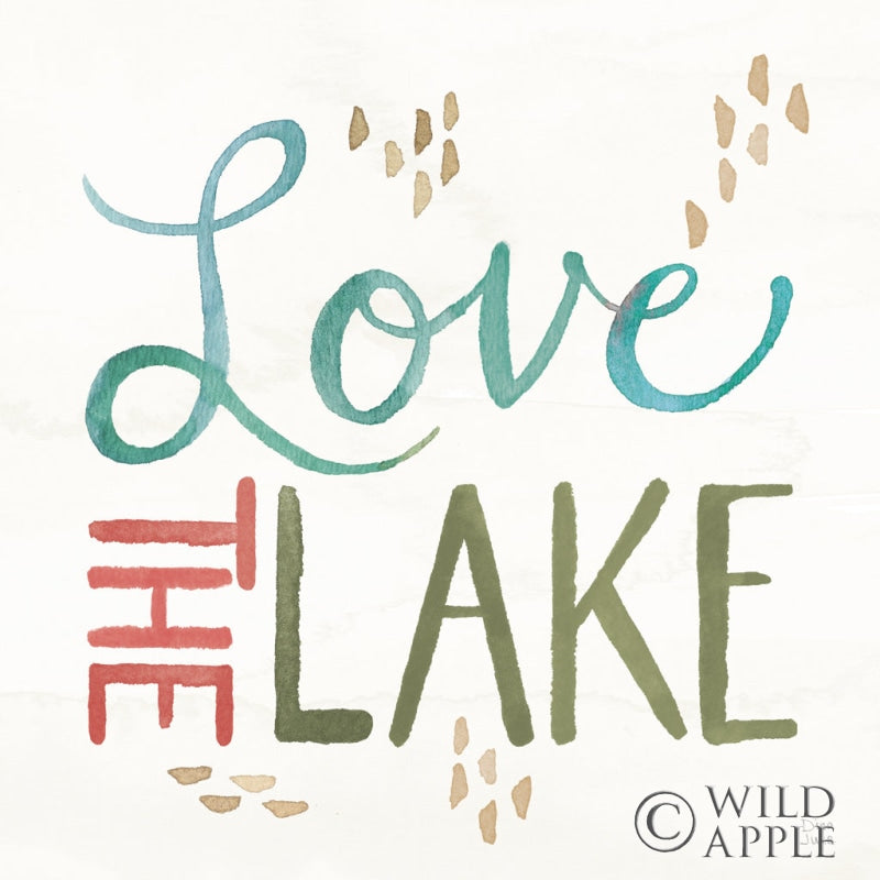 Reproduction of Lake Love VII by Dina June - Wall Decor Art