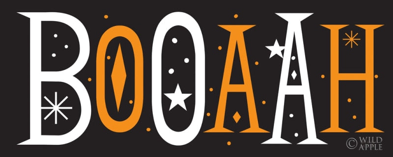 Reproduction of Festive Fright Booaah by Michael Mullan - Wall Decor Art