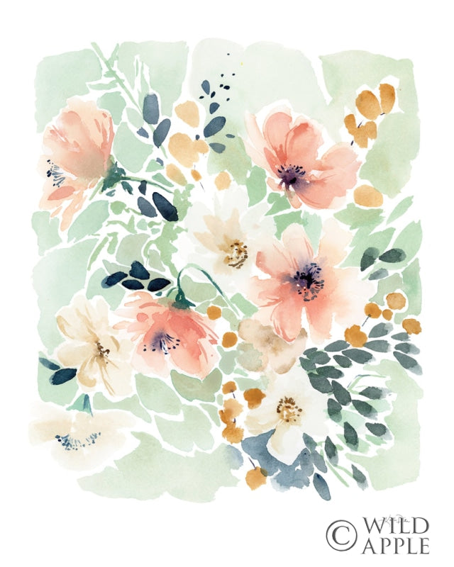 Reproduction of Spring Florals by Katrina Pete - Wall Decor Art