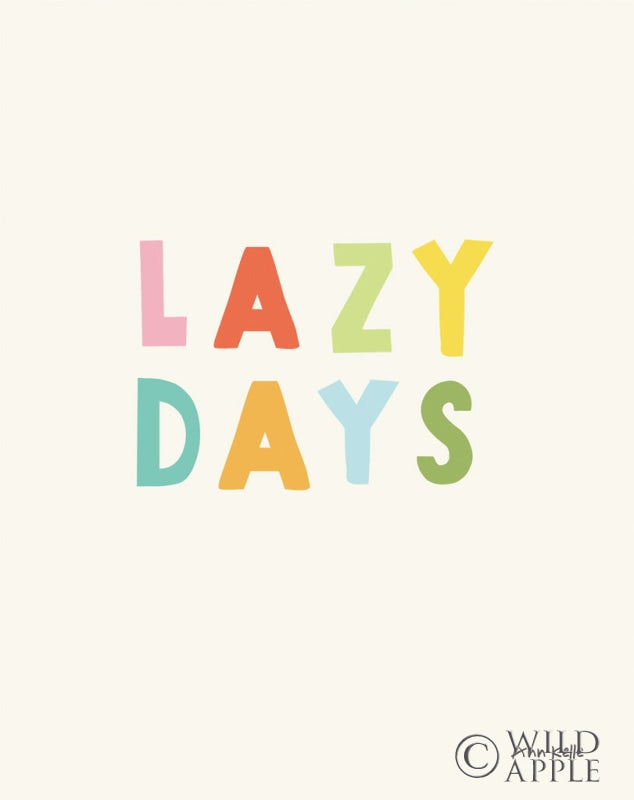Reproduction of lazy days by Ann Kelle - Wall Decor Art
