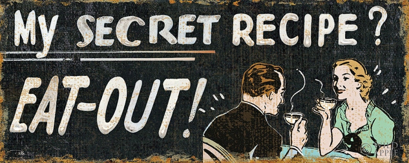 Reproduction of My Secret Recipe by Pela Studio - Wall Decor Art