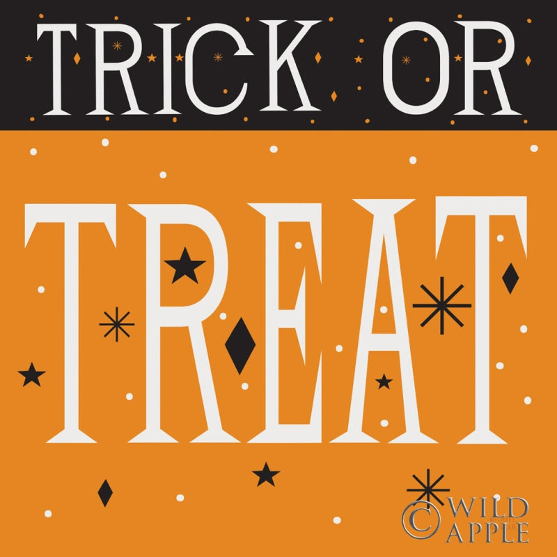 Reproduction of Festive Fright Trick or Treat III by Michael Mullan - Wall Decor Art