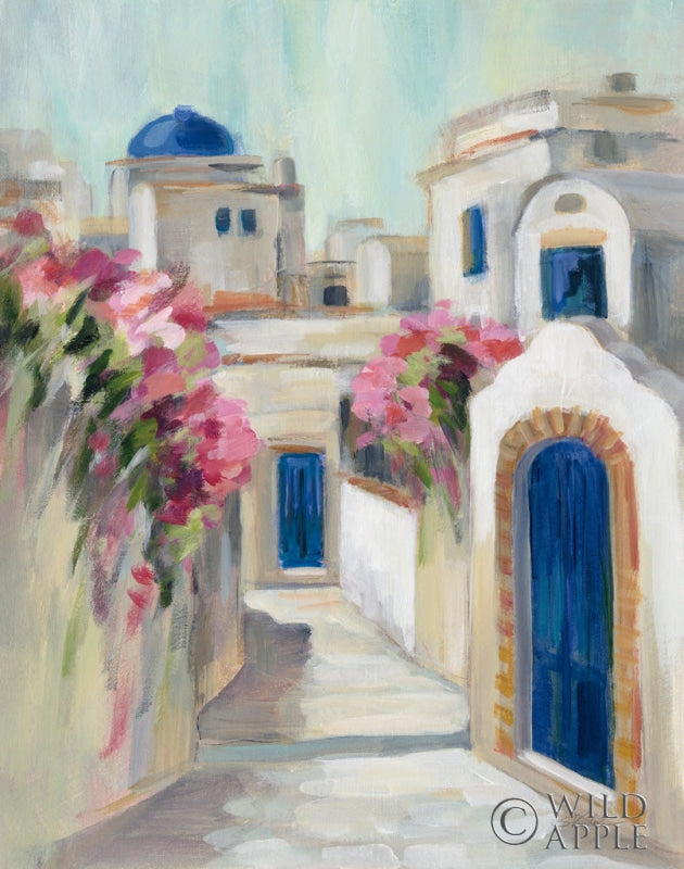 Reproduction of Santorini Street I by Silvia Vassileva - Wall Decor Art