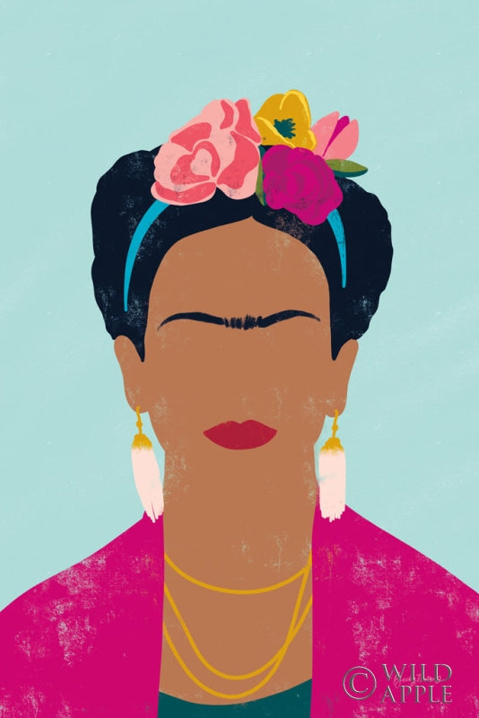 Reproduction of Frida Kahlo I by Becky Thorns - Wall Decor Art