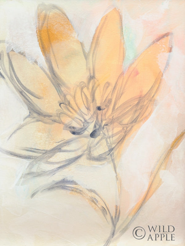 Reproduction of Flower Loops  II by Sue Schlabach - Wall Decor Art