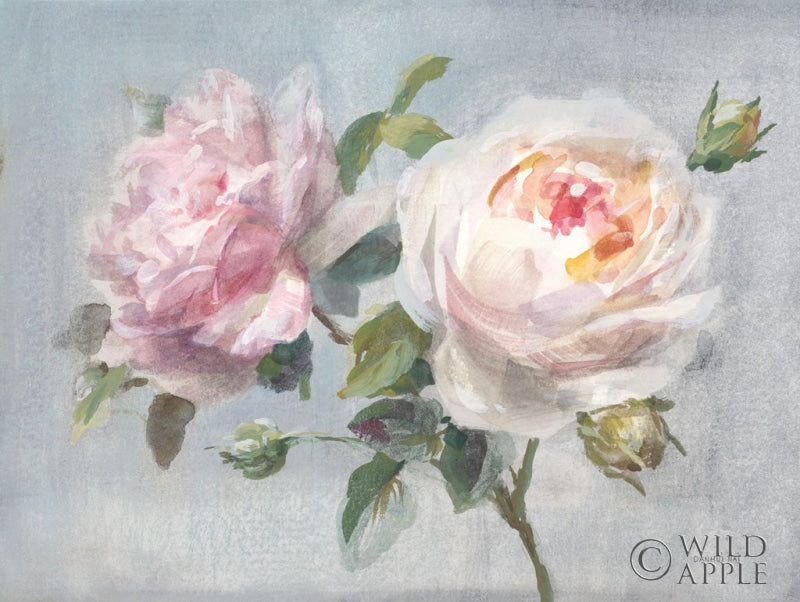 Reproduction of Light Lovely Roses by Danhui Nai - Wall Decor Art