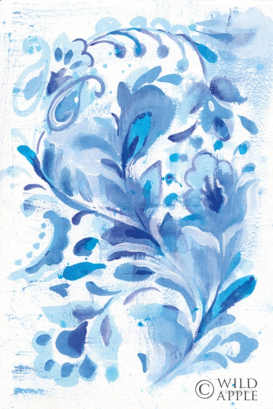 Reproduction of Exotic Blue I by Danhui Nai - Wall Decor Art