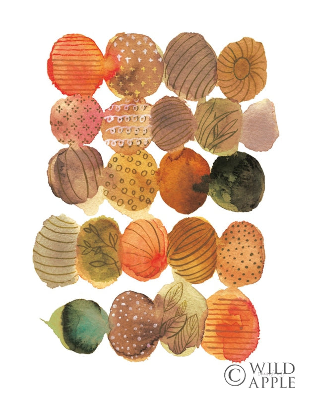 Reproduction of Fall Circle Stories III by Danhui Nai - Wall Decor Art