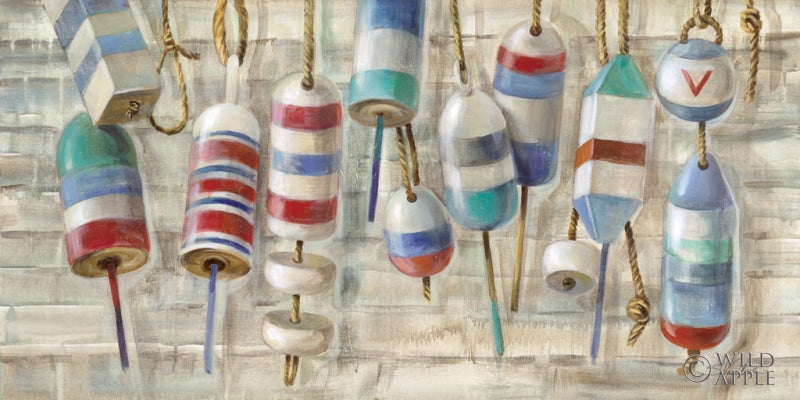 Reproduction of Summer Buoys by Silvia Vassileva - Wall Decor Art