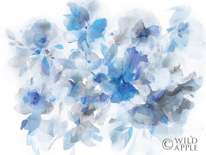 Reproduction of Floral Abstraction by Danhui Nai - Wall Decor Art