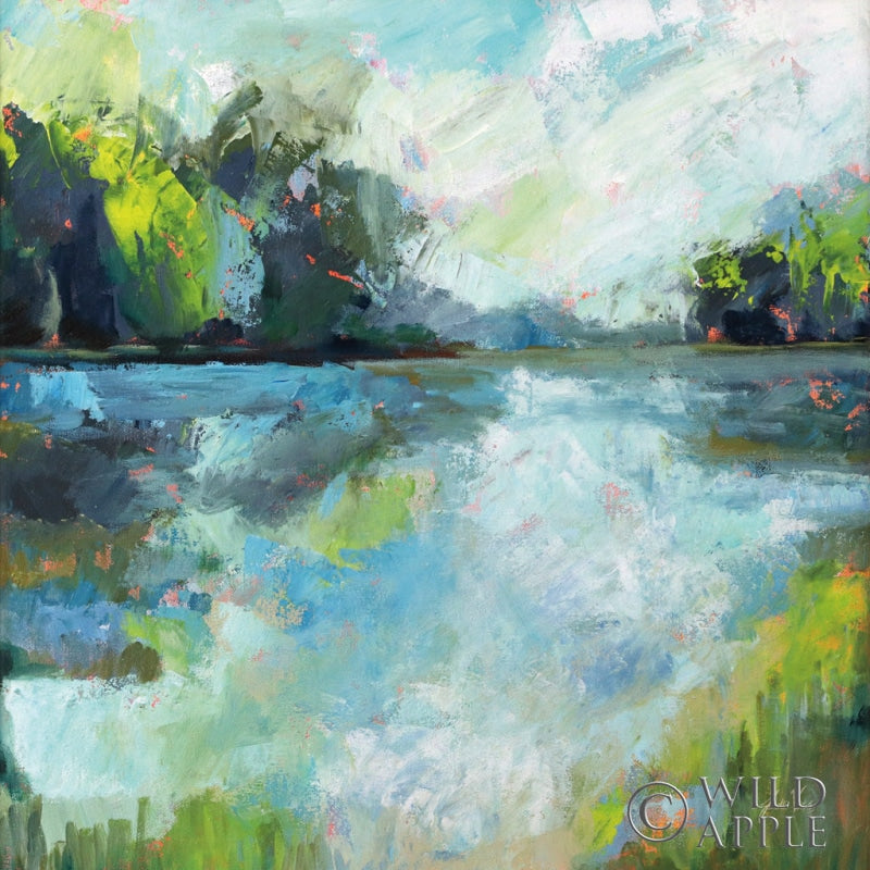 Reproduction of Calm Waters by Jeanette Vertentes - Wall Decor Art