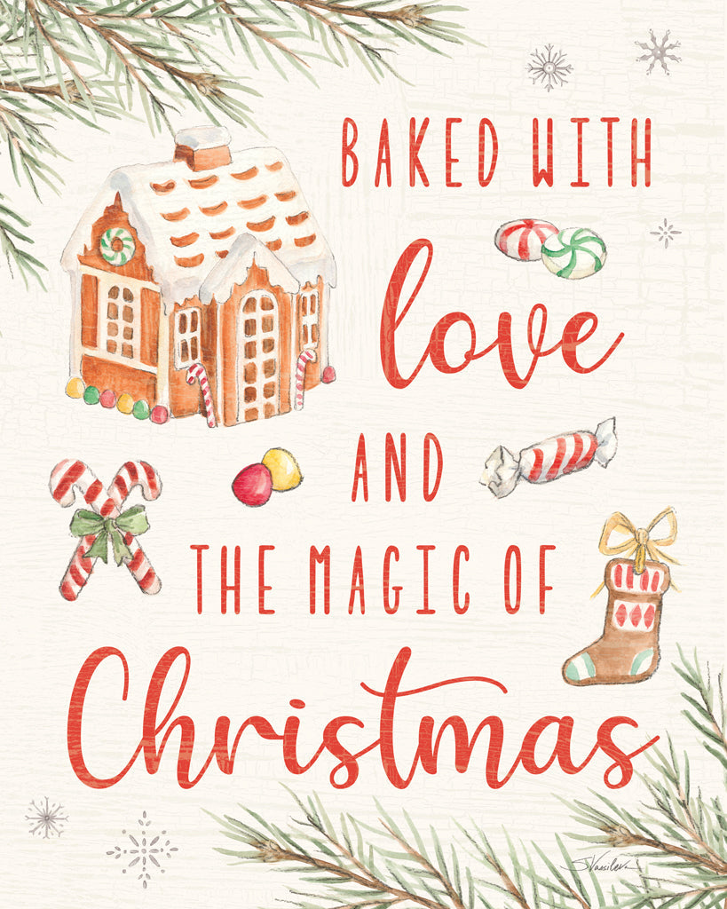 Reproduction of Gingerbread Christmas VI by Silvia Vassileva - Wall Decor Art