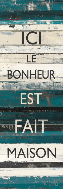 Reproduction of Blue Zephyr Quote IV by Mike Schick - Wall Decor Art