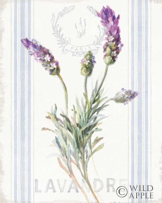 Reproduction of Floursack Lavender II by Danhui Nai - Wall Decor Art