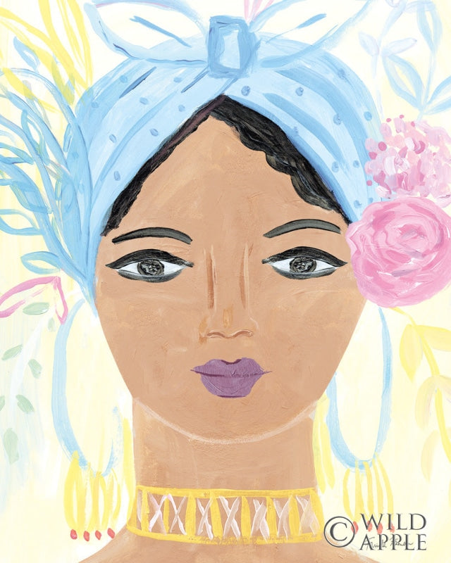 Reproduction of Boho Lady IV No Makeup by Farida Zaman - Wall Decor Art