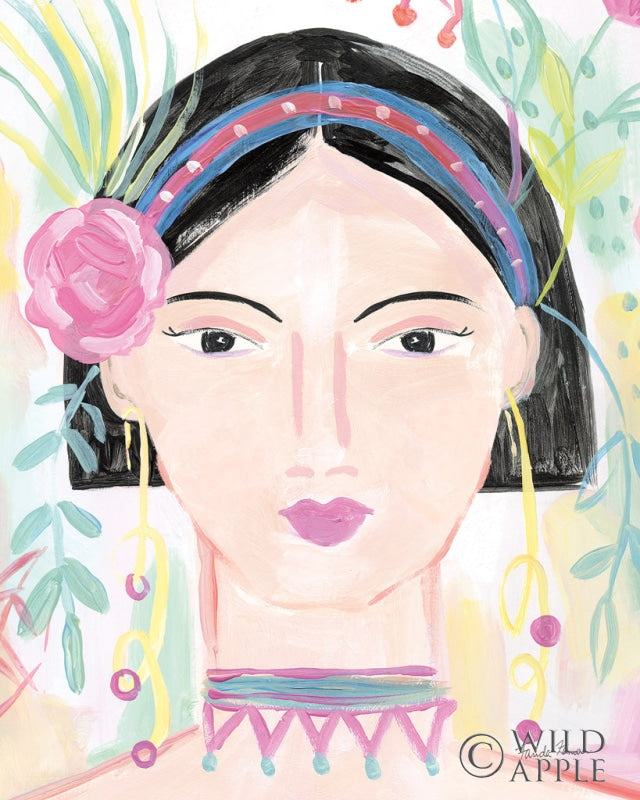 Reproduction of Boho Lady V No Makeup by Farida Zaman - Wall Decor Art