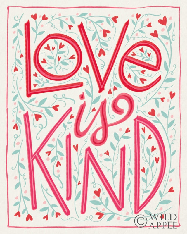 Reproduction of Love is Kind I by Anne Tavoletti - Wall Decor Art