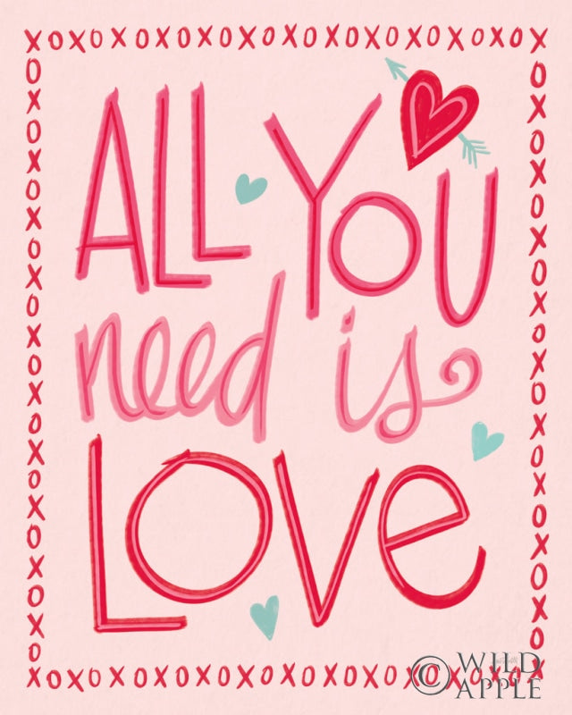 Reproduction of Love is Kind III by Anne Tavoletti - Wall Decor Art