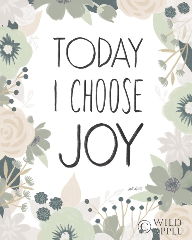 Reproduction of Happy Thoughts II Neutral by Anne Tavoletti - Wall Decor Art