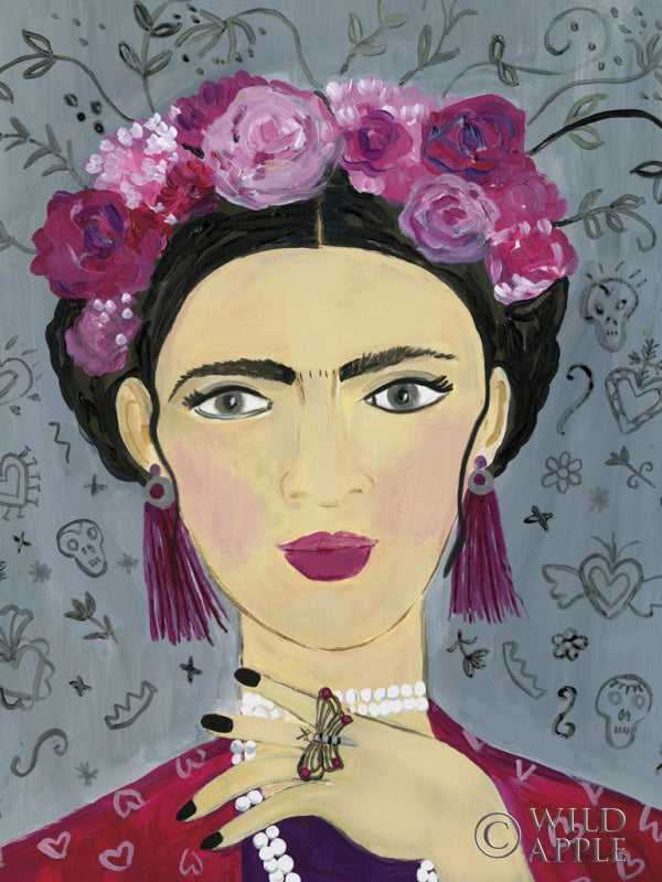 Reproduction of Frida Gray by Farida Zaman - Wall Decor Art