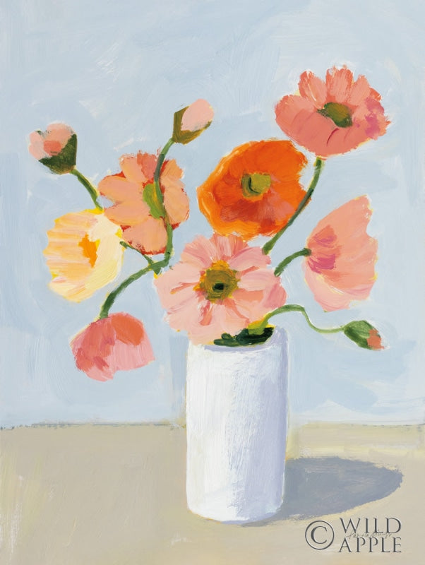 Reproduction of Iceland Poppies by Pamela Munger - Wall Decor Art