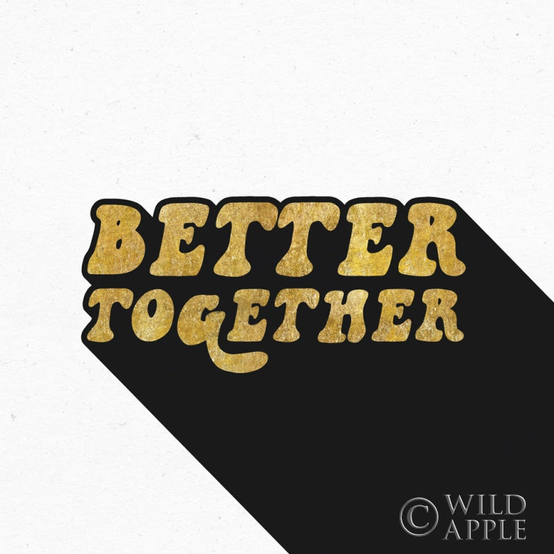 Reproduction of Better Together II BG by Wild Apple Portfolio - Wall Decor Art
