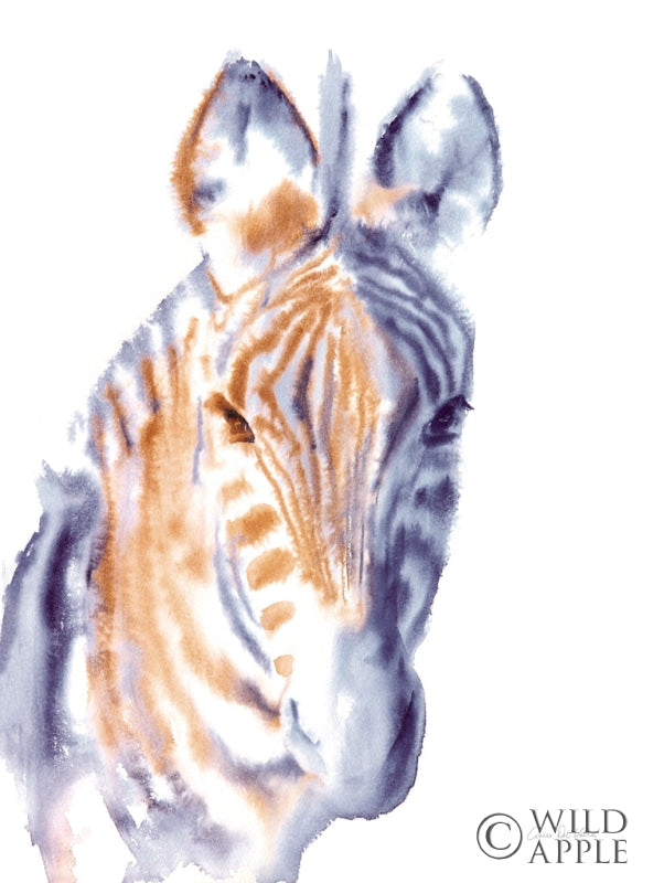 Reproduction of Zebra Neutral by Aimee Del Valle - Wall Decor Art