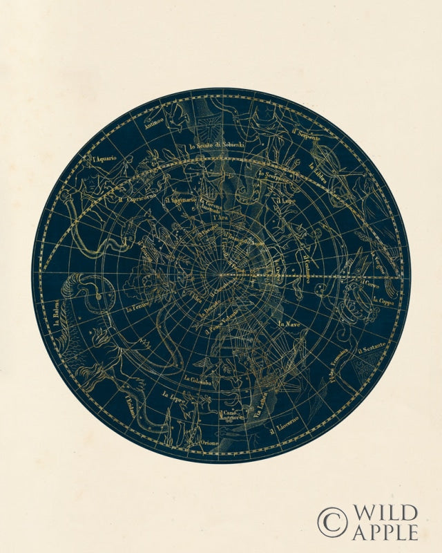 Reproduction of Costellazioni II Light by Wild Apple Portfolio - Wall Decor Art