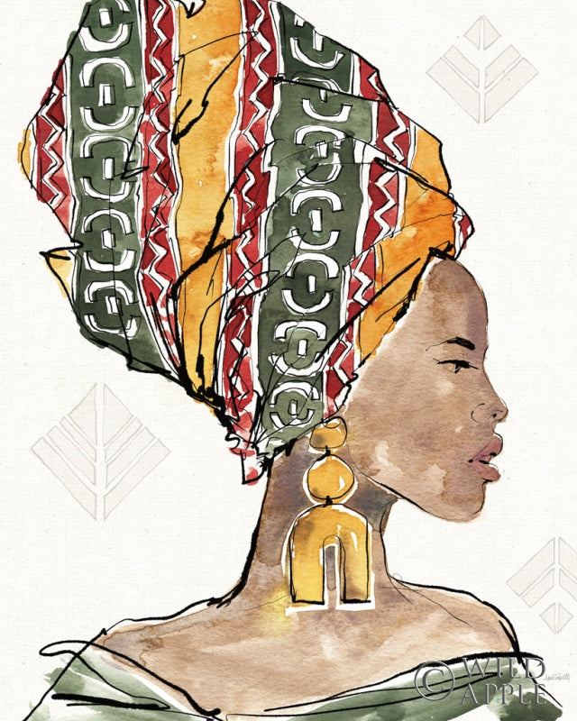 Reproduction of African Flair V by Anne Tavoletti - Wall Decor Art