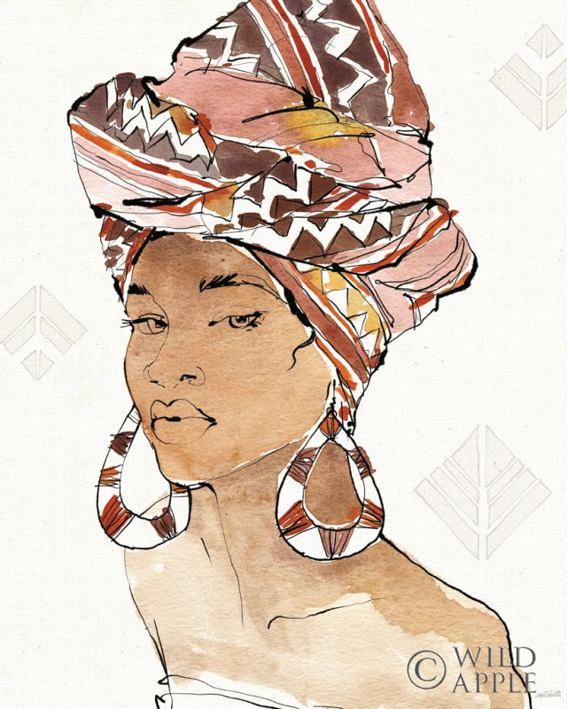 Reproduction of African Flair VI by Anne Tavoletti - Wall Decor Art