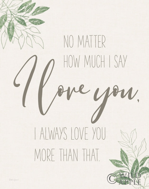 Reproduction of All You Need is Love Sentiment by Beth Grove - Wall Decor Art