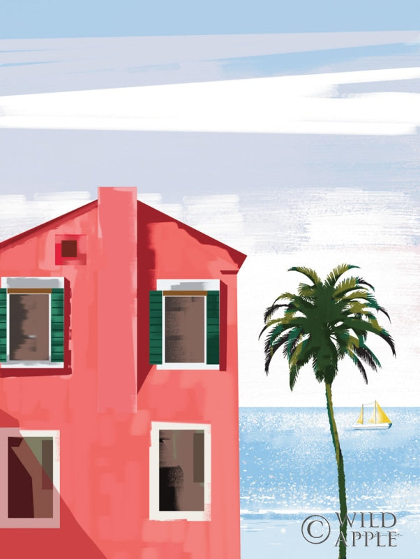 Reproduction of Las Palmas II by Omar Escalante - Wall Decor Art