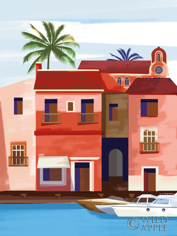 Reproduction of Las Palmas IV by Omar Escalante - Wall Decor Art