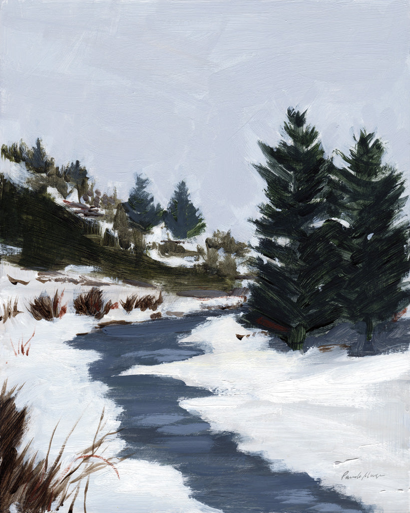 Reproduction of Winter Trails by Pamela Munger - Wall Decor Art