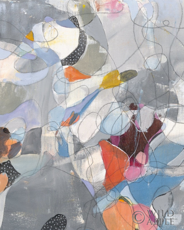 Reproduction of Line Abstract by Danhui Nai - Wall Decor Art