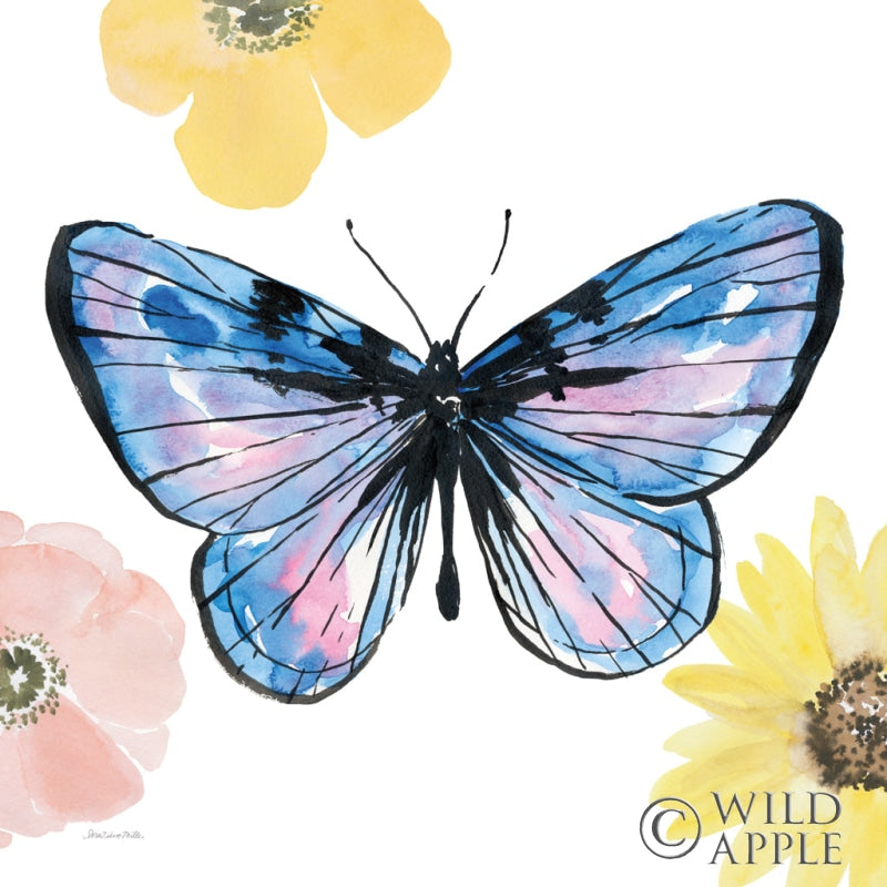 Reproduction of Beautiful Butterfly IV Lavender No Words by Sara Zieve Miller - Wall Decor Art