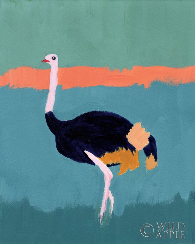 Reproduction of Ostrich by Pamela Munger - Wall Decor Art